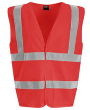 Load image into Gallery viewer, SiteArmor Hi-vis kids safety waistcoats (Orange, Yellow, Lime, Pink, Red or Blue)