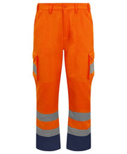 Load image into Gallery viewer, SiteArmor Hi-vis traffic Cargo Trousers (Available in Orange, Yellow & Navy)