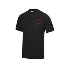 Load image into Gallery viewer, Cwmbran Town Block Colour Childs Tech Tee with Club Logo
