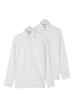 Load image into Gallery viewer, St John&#39;s White Non Iron Shirts - Twin-pack
